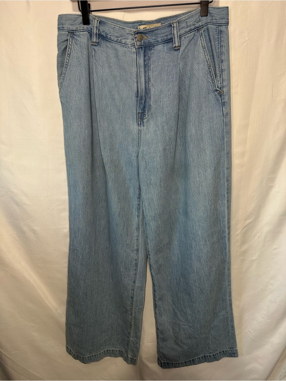 Madewell Light Blue The Harlow High Waist Wide Leg Jeans size 28 - 6 - Picture 4 of 9
